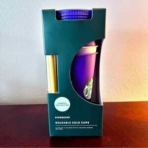NWT in box Starbucks Campus Collection University of Washington Huskies cups